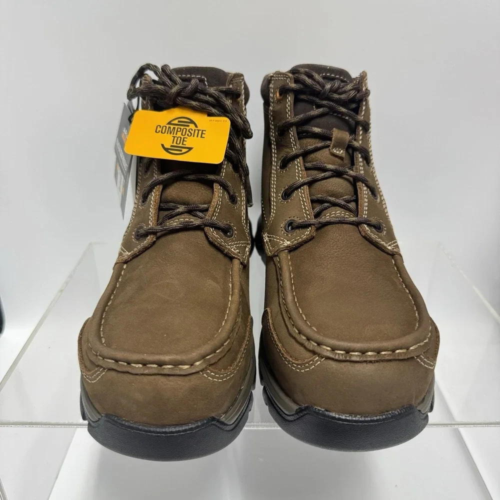 Brand New Ariat Edge LTE Chukka Comp Toe Brown Work Boots 10024951 Men's Size 9